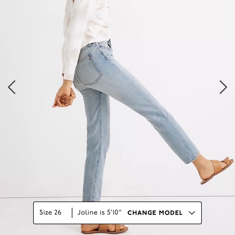 Madewell Curvy Perfect Vintage Jean in Fitzgerald Wash